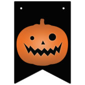 ハッピーハローウィン幽霊のよく出るハロウィーンのカボチャのちょうちんパンプキン バンティングフラッグ (第1の旗)