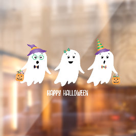 ハッピーハローウィン幽霊トリックオアトリート ウィンドウサイン