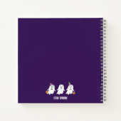 ハッピーハローウィン幽霊トリックオアトリート ノートブック (裏面)