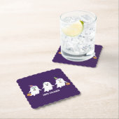 ハッピーハローウィン幽霊トリックオアトリート ペーパーコースター (インサイチュ)