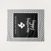 ハッピーハローウィン幽霊ブーただのトリック処理 タペストリー (正面(横))