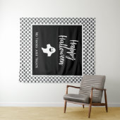 ハッピーハローウィン幽霊ブーただのトリック処理 タペストリー (インサイチュ(横))