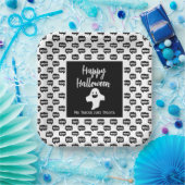 ハッピーハローウィン幽霊ブーただのトリック処理 ペーパープレート (パーティー)