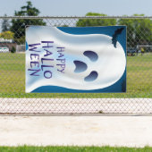 ハッピーハローウィン幽霊及びこうもり 横断幕 (インサイチュ)