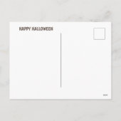 ハッピーハローウィン幽霊 シーズンポストカード (裏面)