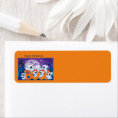 ハッピーハローウィン幽霊 ラベル (インサイチュ)