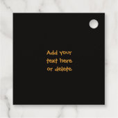 ハッピーハローウィン彫りカボチャ フェイバータグ (裏面)