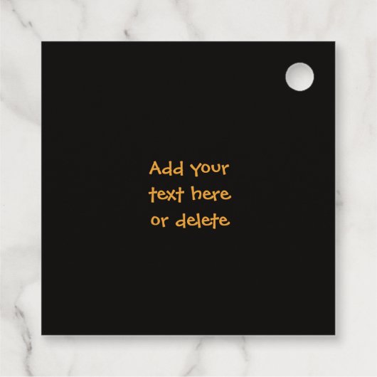 ハッピーハローウィン彫りカボチャ フェイバータグ (裏面)