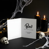 ハッピーハローウィン彫スタイリッシュ刻ハロウィーンパンプキン カード