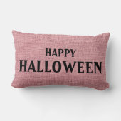 ハッピーハローウィン怖いスカルバーラップスロー ランバークッション (裏面)