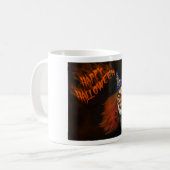ハッピーハローウィン怖いピエロ コーヒーマグカップ (正面左)