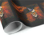 ハッピーハローウィン怖いピエロ ラッピングペーパー (ロールコーナー)