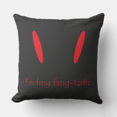 ハッピーハローウィン怖い不気味な吸血鬼 クッション (正面)