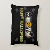 ハッピーハローウィン怖い友達 アクセントクッション (裏面(縦))