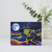 ハッピーハローウィン怖い魔女オンブロム シーズンポストカード (スタンド正面)