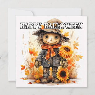 ハッピーハローウィン愛らしいカクレカウ カード