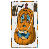 ハッピーハローウィン抱き枕カボチャ スモールペーパーバッグ (裏面)