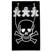 ハッピーハローウィン抱き枕、スカル スモールペーパーバッグ (裏面)