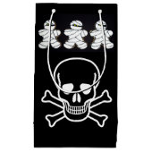 ハッピーハローウィン抱き枕、スカル スモールペーパーバッグ (正面)