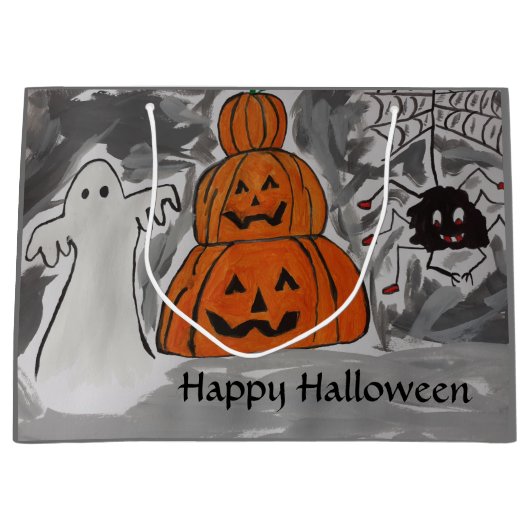 ハッピーハローウィン抱き枕 ラージペーパーバッグ (正面)