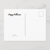 ハッピーハローウィン招待状はがき インビテーションポストカード (裏面)