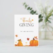 ハッピーハローウィン招待状はがき インビテーションポストカード (スタンド正面)