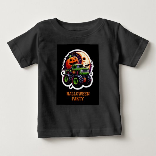 ハッピーハローウィン日! ベビーTシャツ (正面)