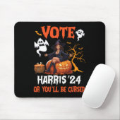 ハッピーハローウィン日Vote Harris 2024またはB マウスパッド (マウス)