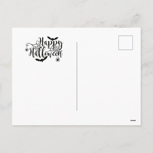 ハッピーハローウィン景観 シーズンポストカード (裏面)