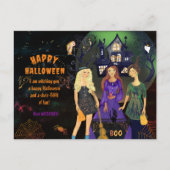 ハッピーハローウィン最高の魔女 シーズンポストカード (正面)