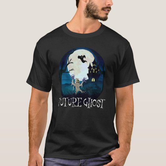 ハッピーハローウィン未来幽霊 Tシャツ (正面)