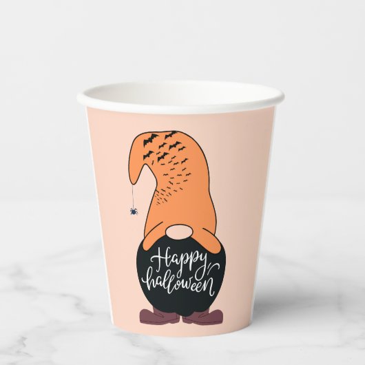 ハッピーハローウィン格言 紙コップ (正面)
