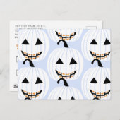 ハッピーハローウィン歯科アポイントメント葉書 ポストカード (正面/裏面)