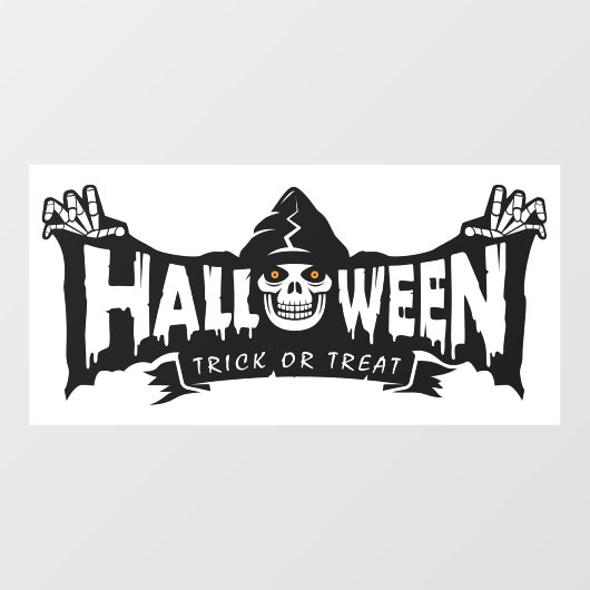 ハッピーハローウィン死神 ウィンドウサイン (シート)