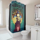 ハッピーハローウィン死 シャワーカーテン (インサイチュ)
