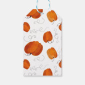 ハッピーハローウィン漫画マウスカボチャのギフトラベル ギフトタグ (裏面)