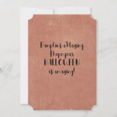 ハッピーハローウィン炎ホワイトパンプキン (裏面)