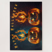 ハッピーハローウィン炎 ジグソーパズル (縦)