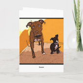 ハッピーハローウィン犬 カード (裏面)