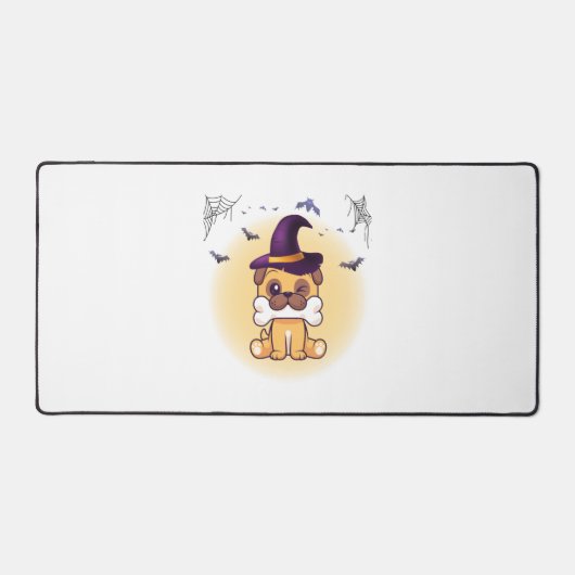 ハッピーハローウィン犬 デスクマット (正面)