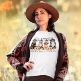 ハッピーハローウィン犬 Tシャツ