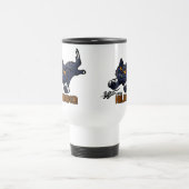 ハッピーハローウィン猫とマウス トラベルマグ (中央)