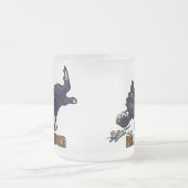 ハッピーハローウィン猫とマウス フロストグラスマグカップ (中央)