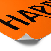 ハッピーハローウィン猫オントンムストーンR.I.P. ポスター (角)