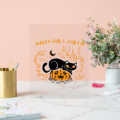 ハッピーハローウィン猫愛 アクリルサイン (ウェディング)