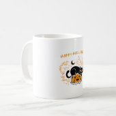 ハッピーハローウィン猫愛 コーヒーマグカップ (正面左)