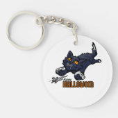 ハッピーハローウィン猫追いネズミ キーホルダー (正面)
