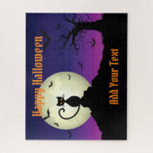 ハッピーハローウィン猫 ジグソーパズル (縦)