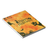 ハッピーハローウィン猫 ノートパッド (アングル)