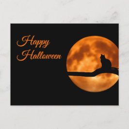 ハッピーハローウィン猫 ポストカード